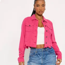 Chaqueta rosada