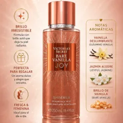 Colonia con brillo de Victoria's Secret Bare vanilla Joy