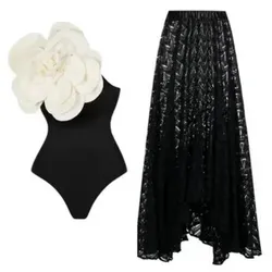 Conjunto de body y falda