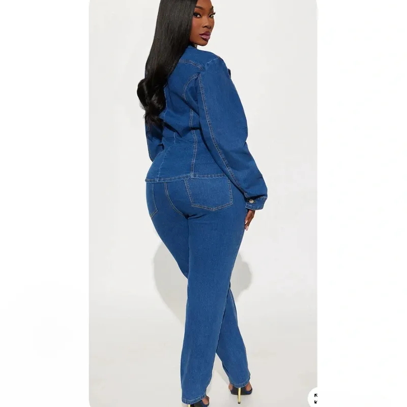 Conjunto drnim pantalón y chaqueta