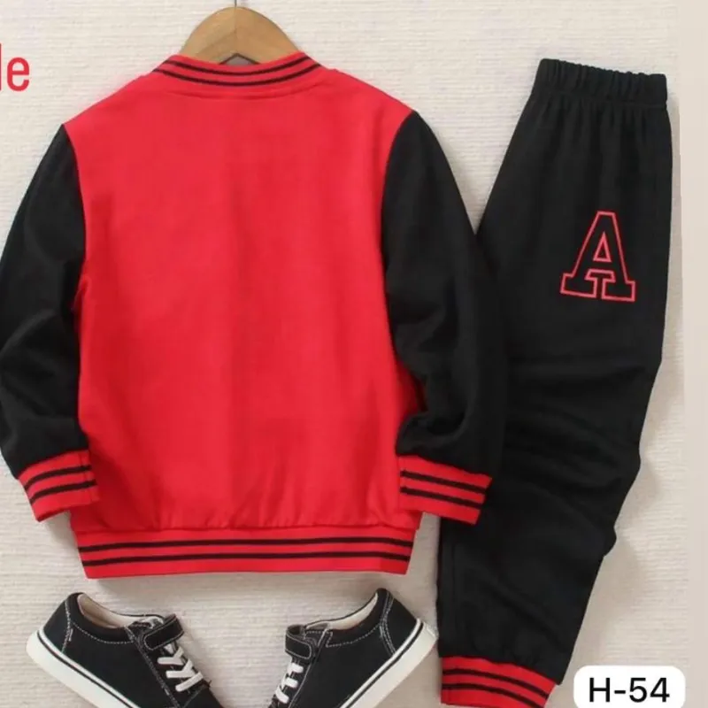 Conjunto negro y rojo