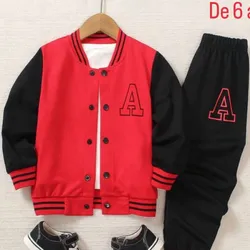 Conjunto negro y rojo