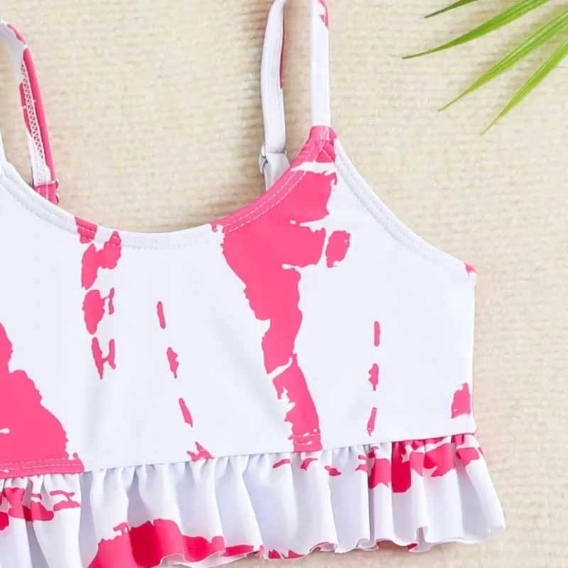 Conjunto rosado de niña 3 piezas