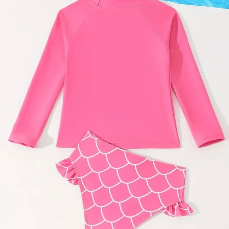 Conjunto rosado de playa