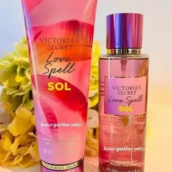 fragancia y loción Love Spell Sol de Victoria's Secret