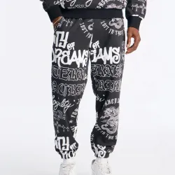 Jogger blanco y negro