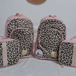 Juego de mochilas animal print