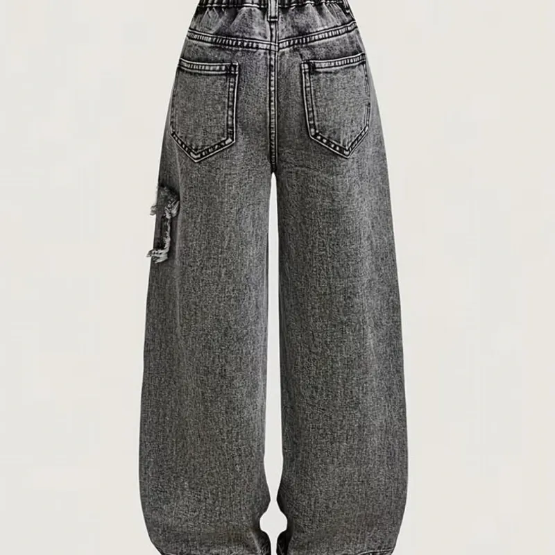 Pantalón gris de niña