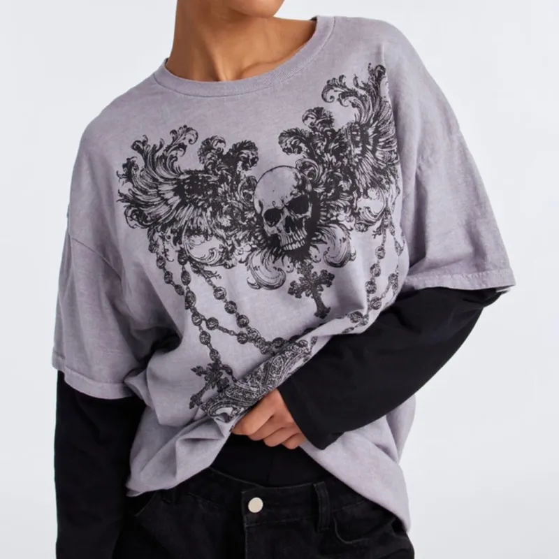 Pullover con mangas largas de mujer