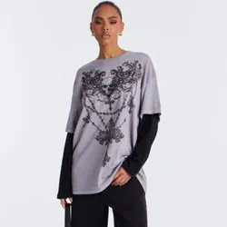 Pullover con mangas largas de mujer