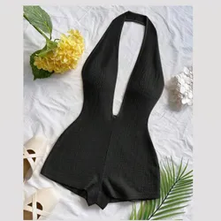 Romper begro con espalda afuera