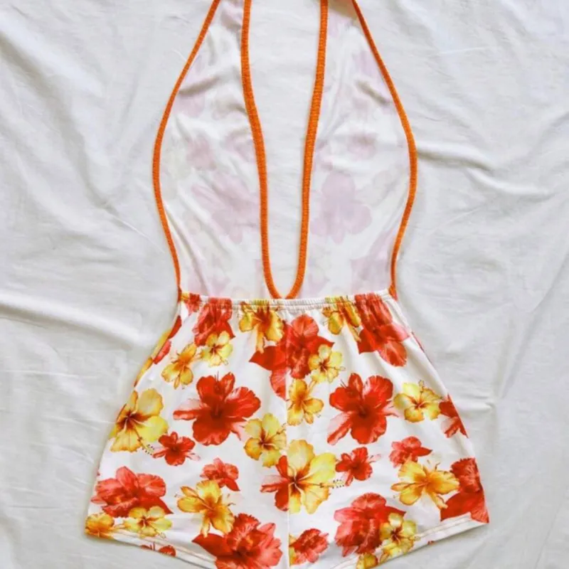 Romper con estampado de Amapolas