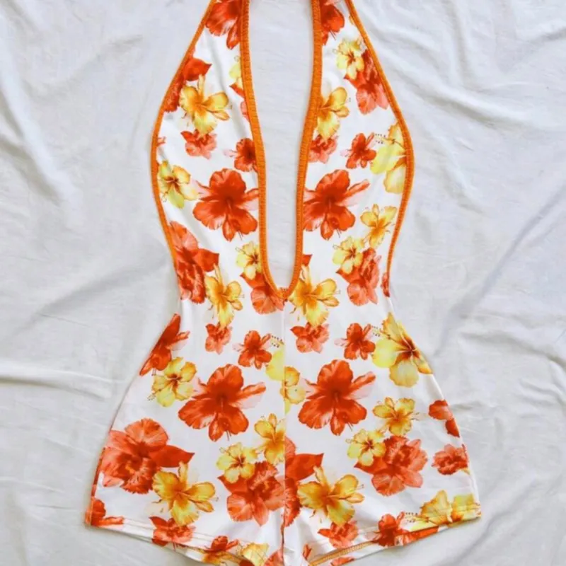 Romper con estampado de Amapolas