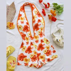 Romper con estampado de Amapolas