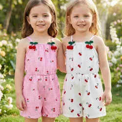 Romper de niña con cerezas