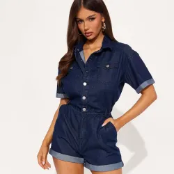 Romper denim