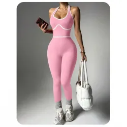 Romper rosa deportivo