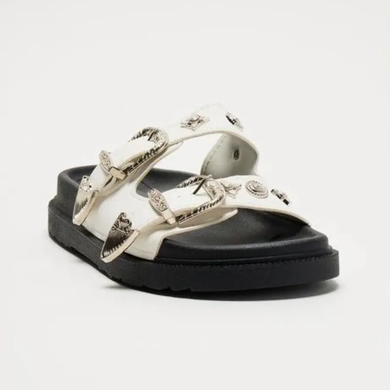 Sandalias prácticas blancas