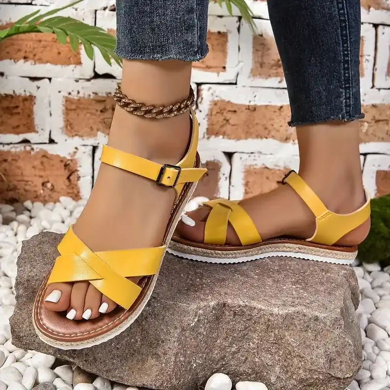 Sandalias amarillas