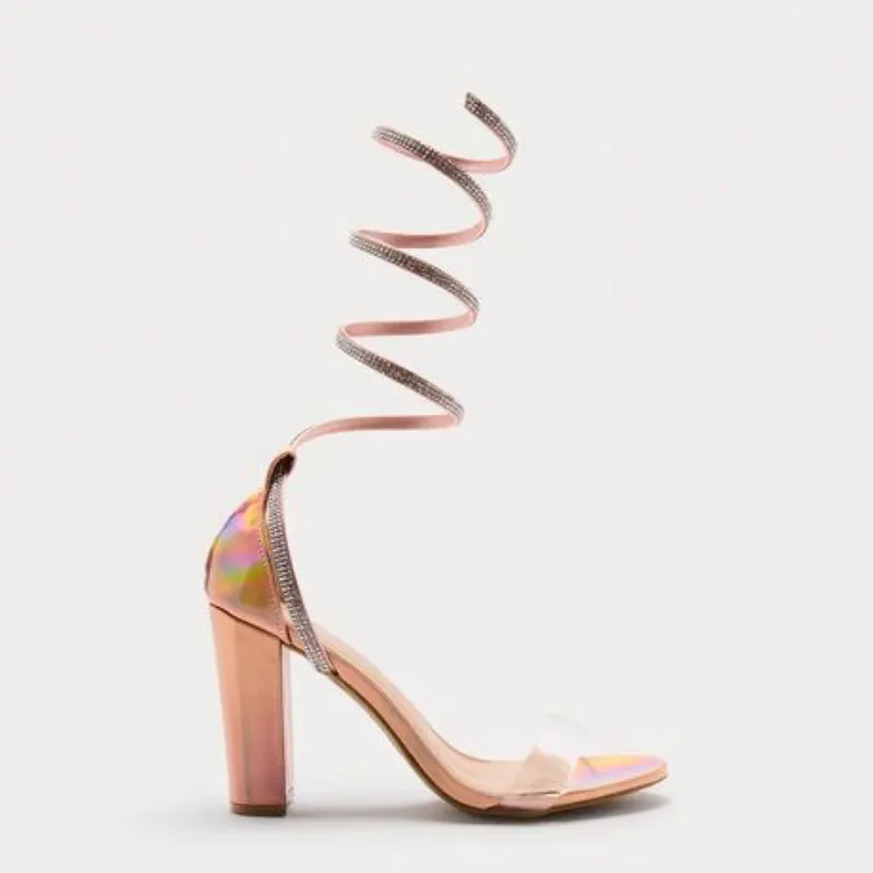 Sandalias de tacón alto