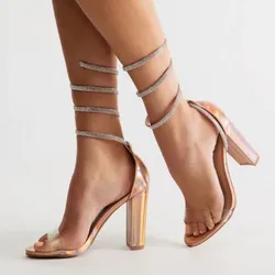 Sandalias de tacón alto