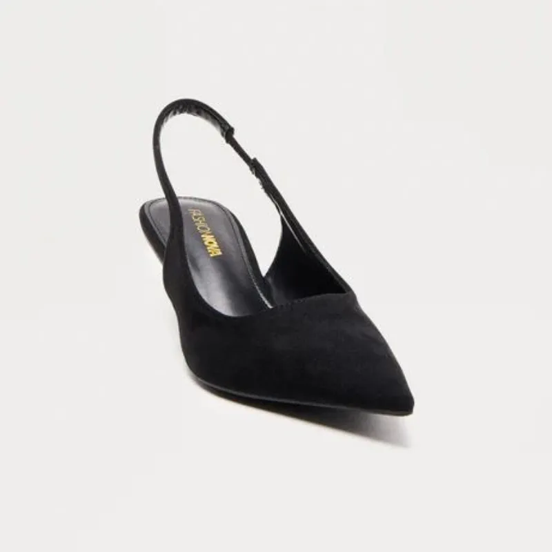 Sandalias de tacón con perla