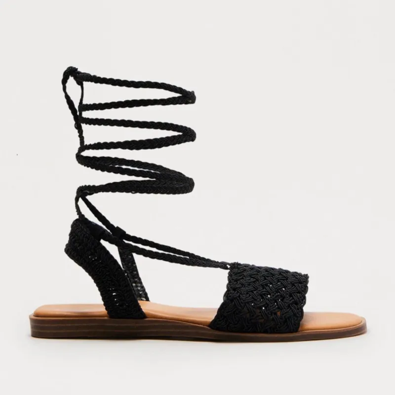 Sandalias negras