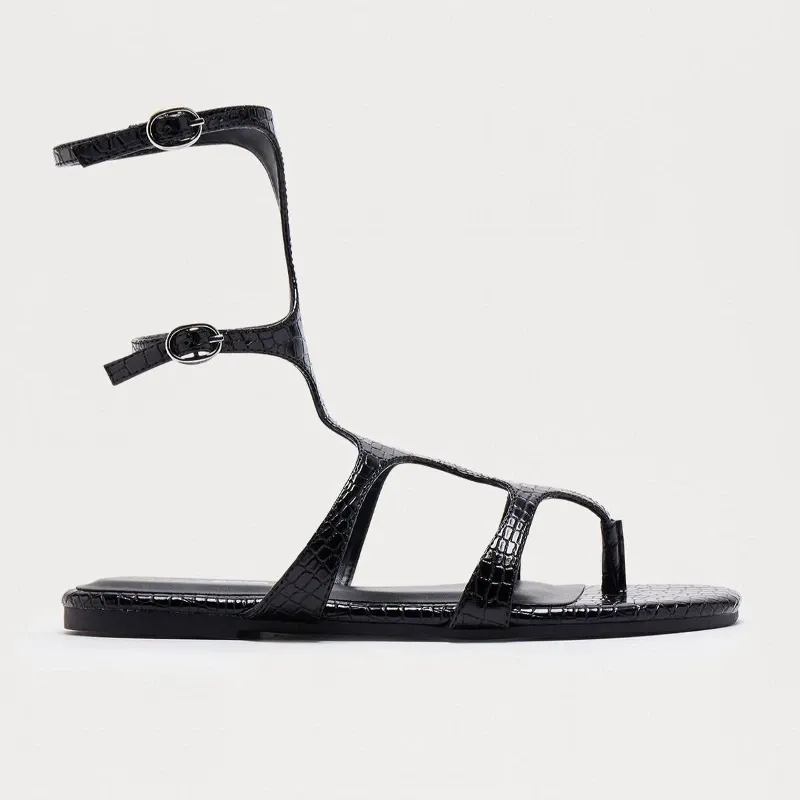 Sandalias negras
