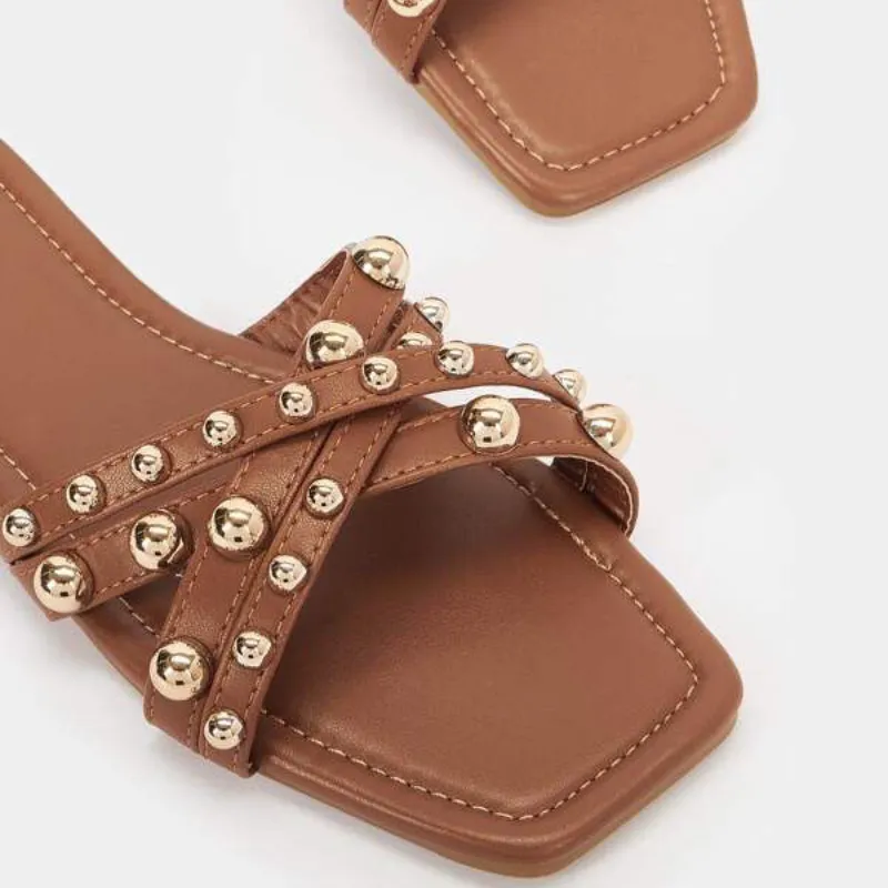 Sandalias planas carmelitas