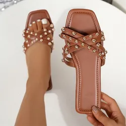 Sandalias planas carmelitas