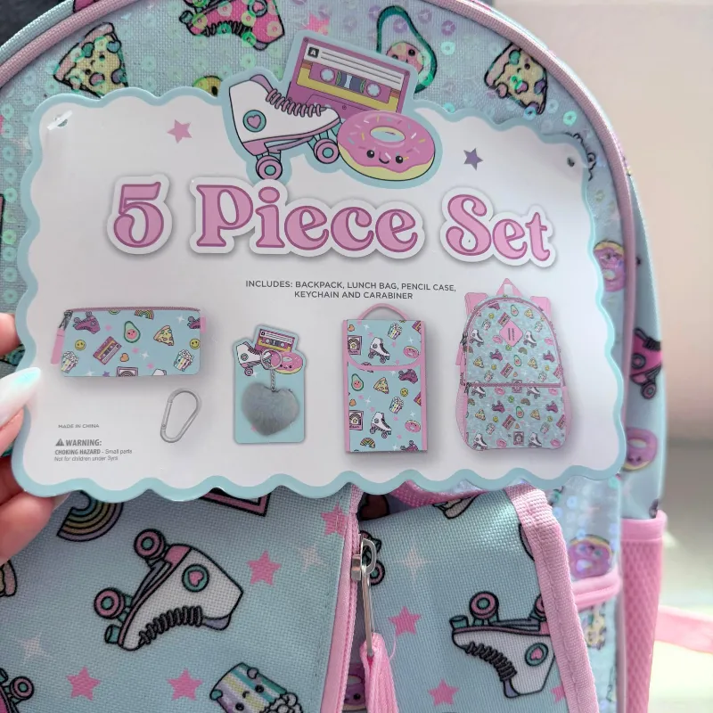 Set de mochila 5 piezas
