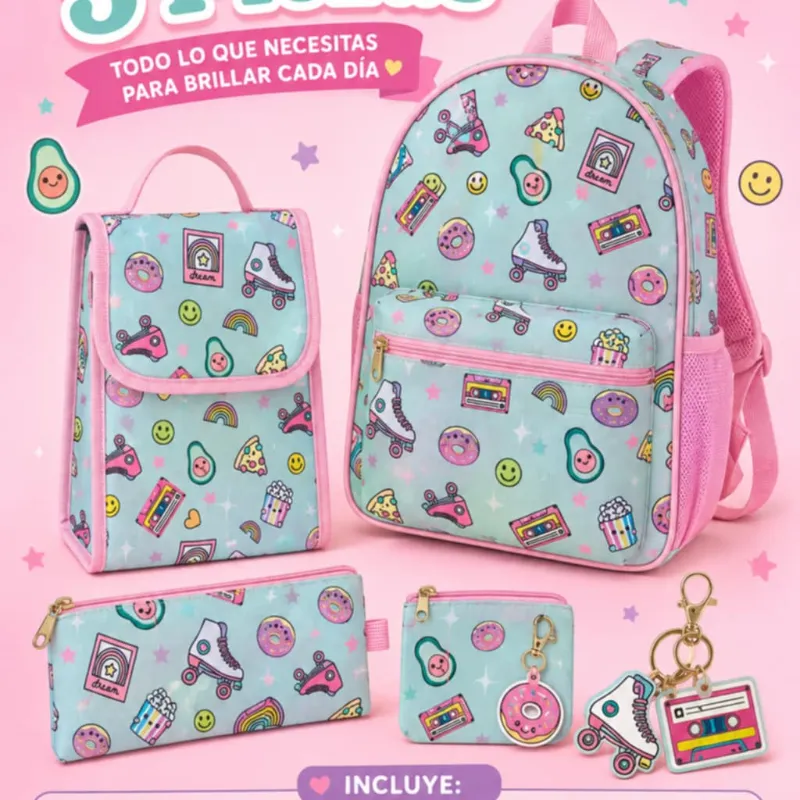 Set de mochila 5 piezas
