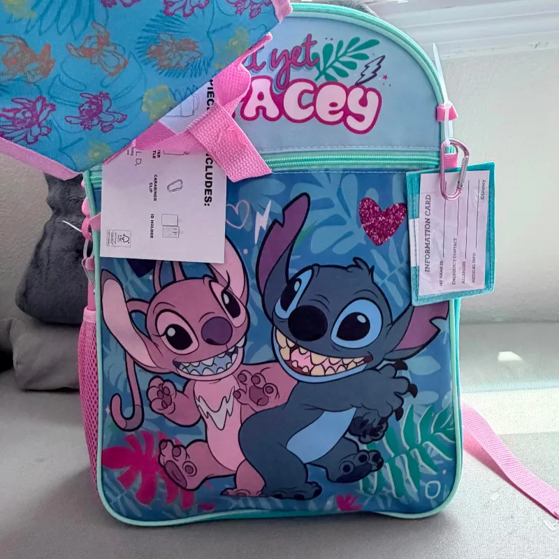 Set de mochila de Stitch 5 piezas