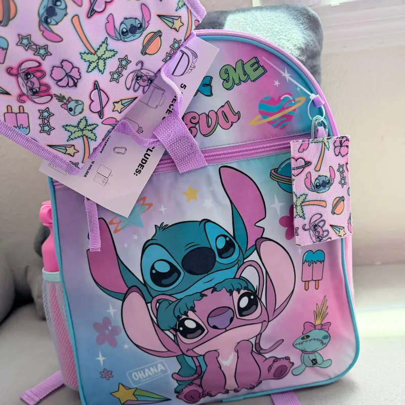 Set de mochila de Stitch 5 piezas