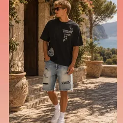 Short de mezclilla
