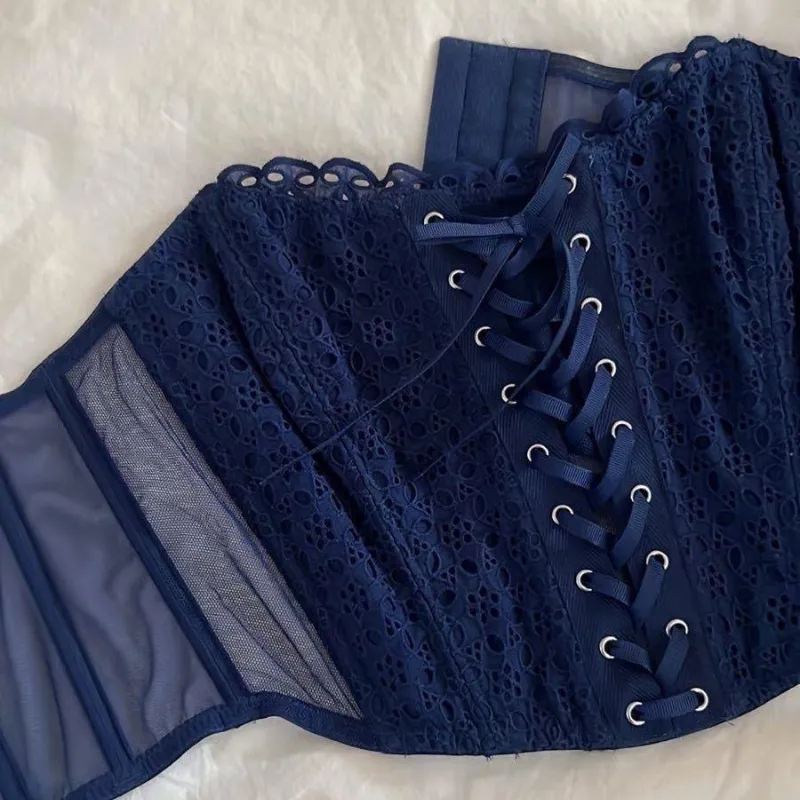 Corset azul oscuro Victoria’s secret