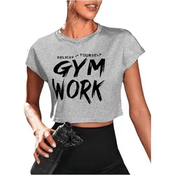 Top gris para gym