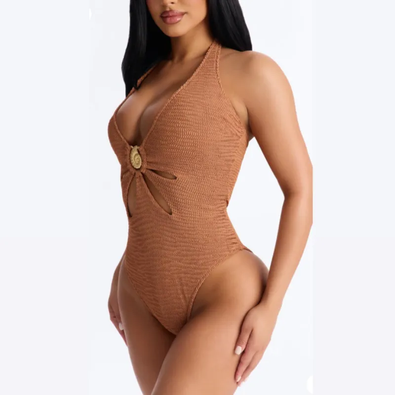 Traje de baño carmelita