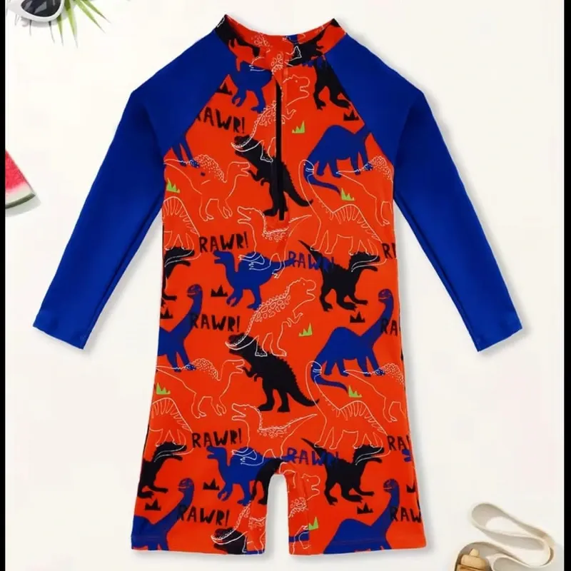 Traje de baño con dinosaurios