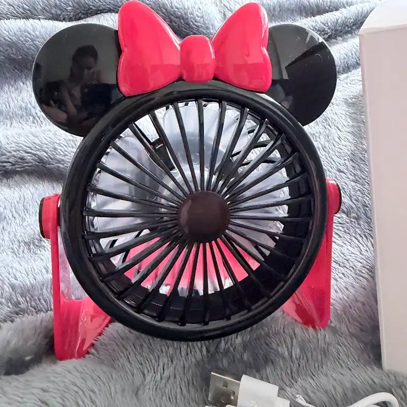 Ventilador recargable de Minnie