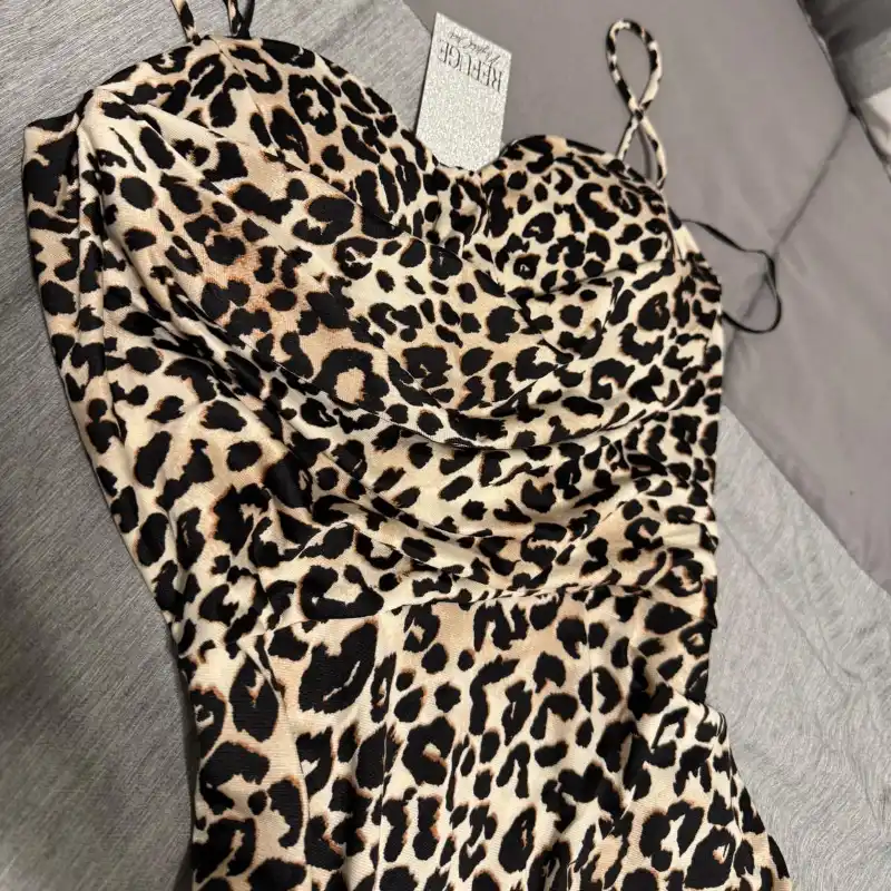 Vestido animal print
