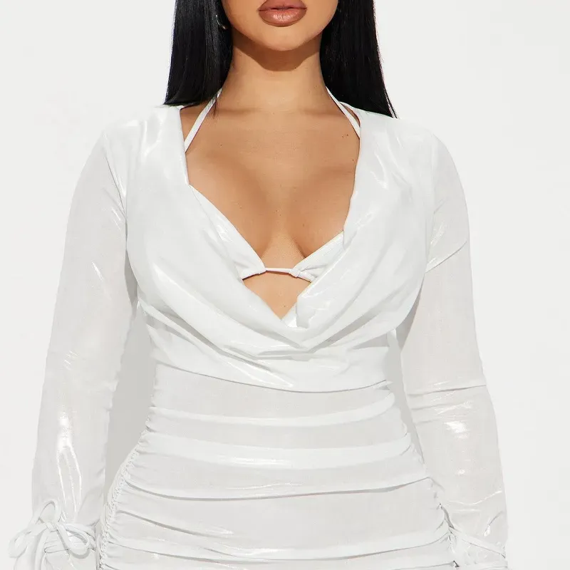 Vestido blanco 2 piezas