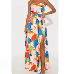 Vestido con estampado floral