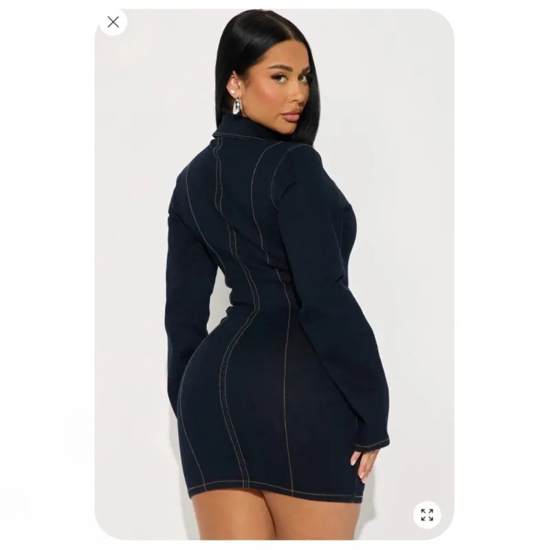 Vestido de mezclilla con cinturón