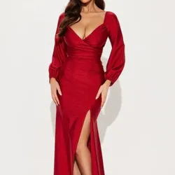 Vestido de noche rojo 