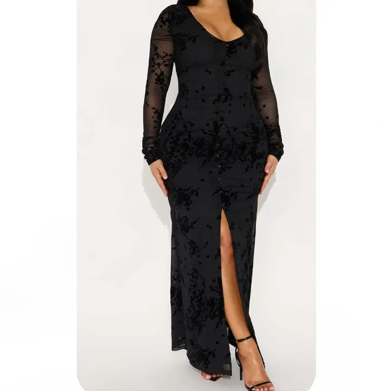 Vestido largo elegante