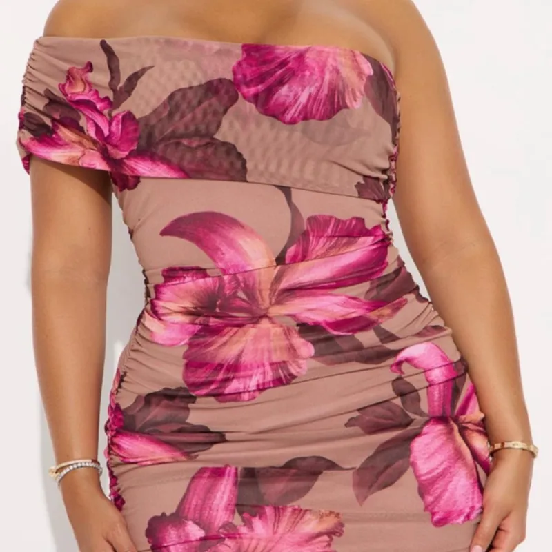Vestido maxi con estampado floral