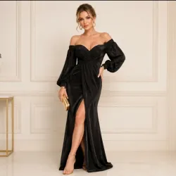 Vestido negro elegante