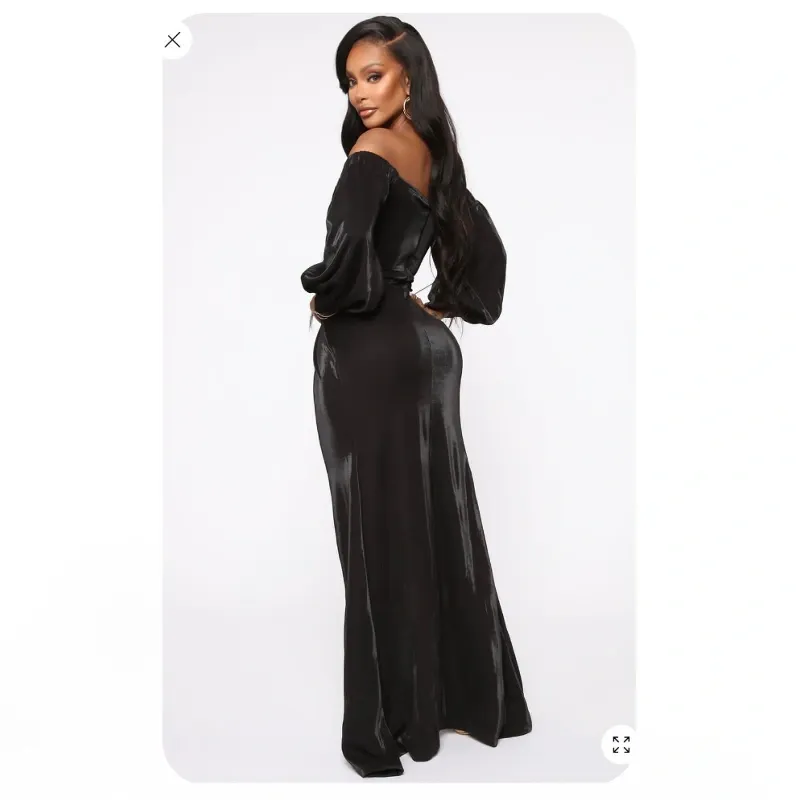 Vestido negro elegante