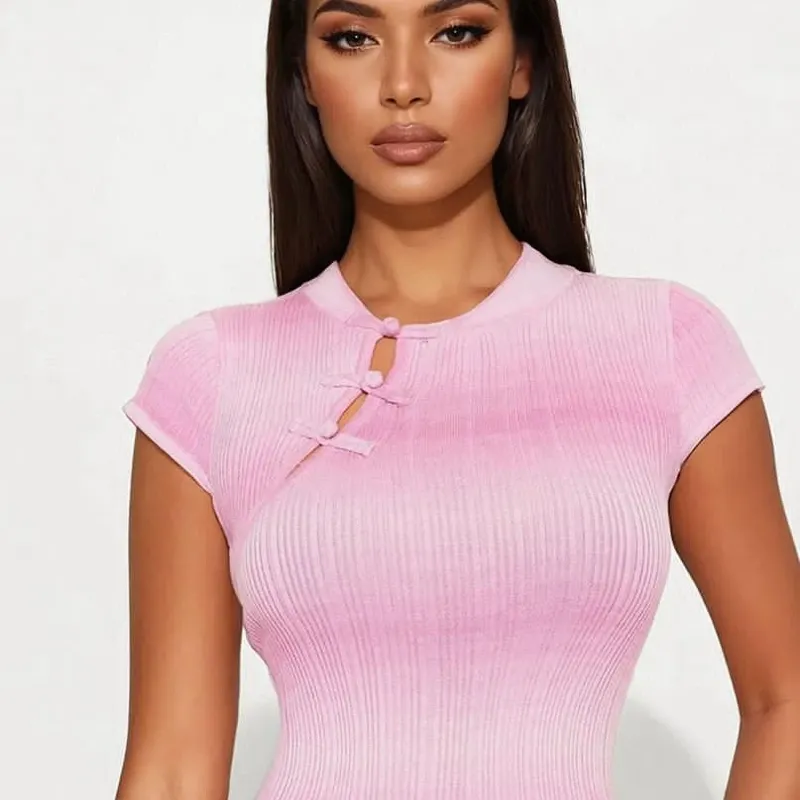 Vestido rosado
